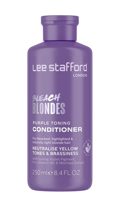 Lee Stafford Bleach Blondes Purple Toning Conditioner 250 ml i gruppen SKÖNHET & HÄLSA / Hår & Styling / Hårvårdsprodukter / Balsam hos TP E-commerce Nordic AB (D01493)