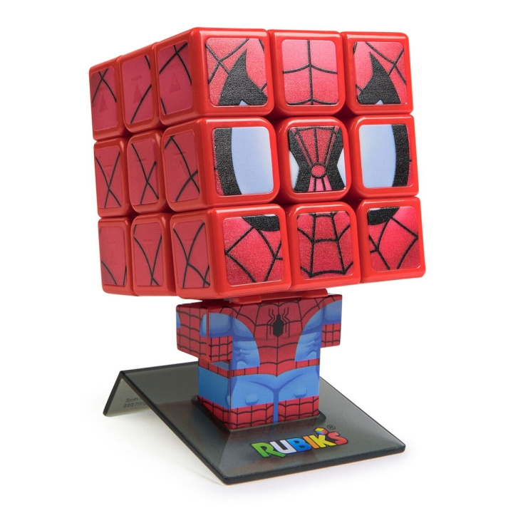 Rubiks Cubers 3x3 - Spider Man (6071040) i gruppen LEKSAKER, BARN- & BABYPRODUKTER / Spel / Sällskapsspel hos TP E-commerce Nordic AB (D01499)