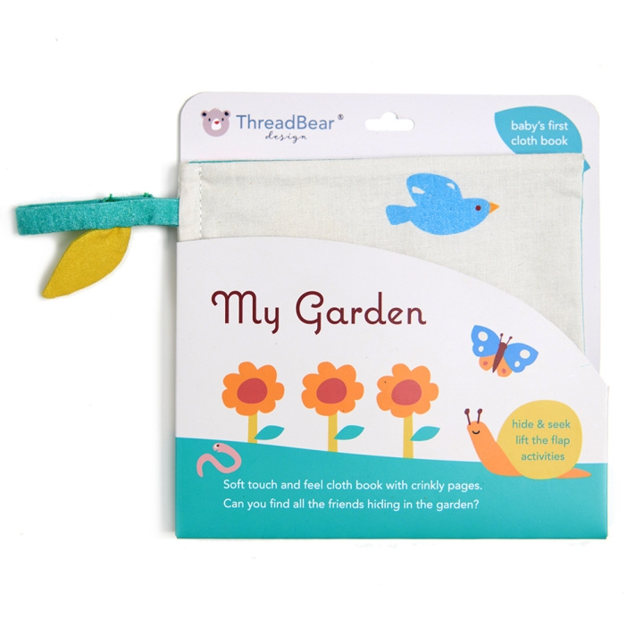 ThreadBear Book - Baby Activity Book - My Garden - (TB4065) i gruppen LEKSAKER, BARN- & BABYPRODUKTER / Babyleksaker / Aktivitetsleksaker hos TP E-commerce Nordic AB (D01515)