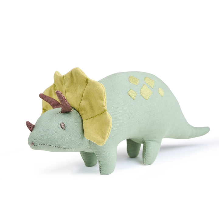 ThreadBear Soft Toy Dinosaur - Trike the Triceratops 24 cm - (TB4104) i gruppen LEKSAKER, BARN- & BABYPRODUKTER / Babyleksaker / Gosedjur hos TP E-commerce Nordic AB (D01519)