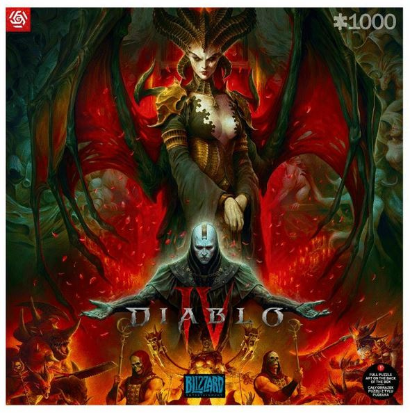 Good Loot - Diablo IV Lilith komposition, 1000 bitar i gruppen SPORT, FRITID & HOBBY / Hobby / Pussel hos TP E-commerce Nordic AB (D01555)