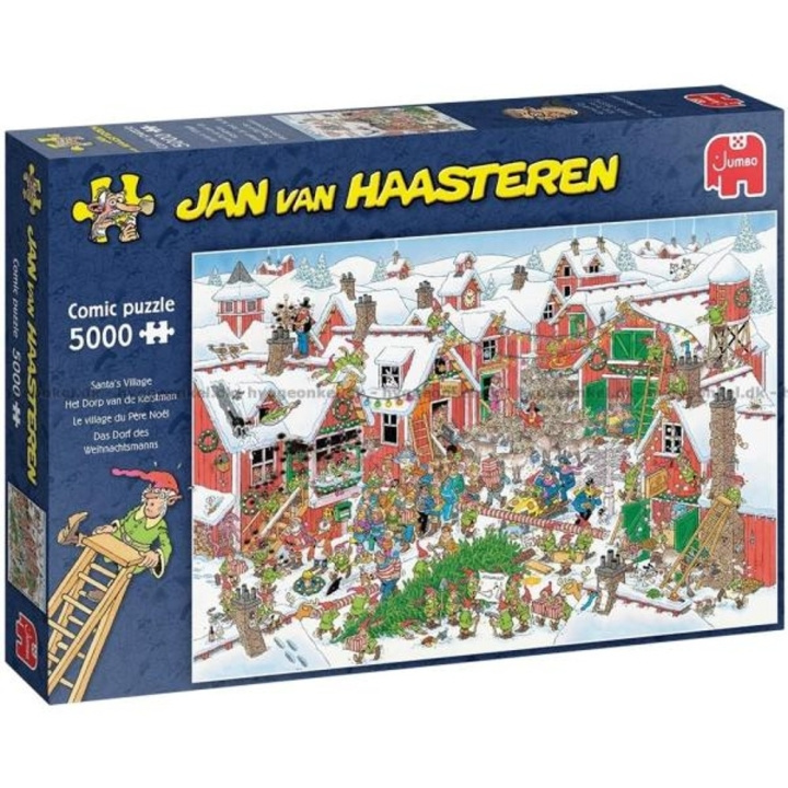 Jan van Haasteren Tomtens by (5000 bitar) (JUM0076) i gruppen SPORT, FRITID & HOBBY / Hobby / Pussel hos TP E-commerce Nordic AB (D01565)