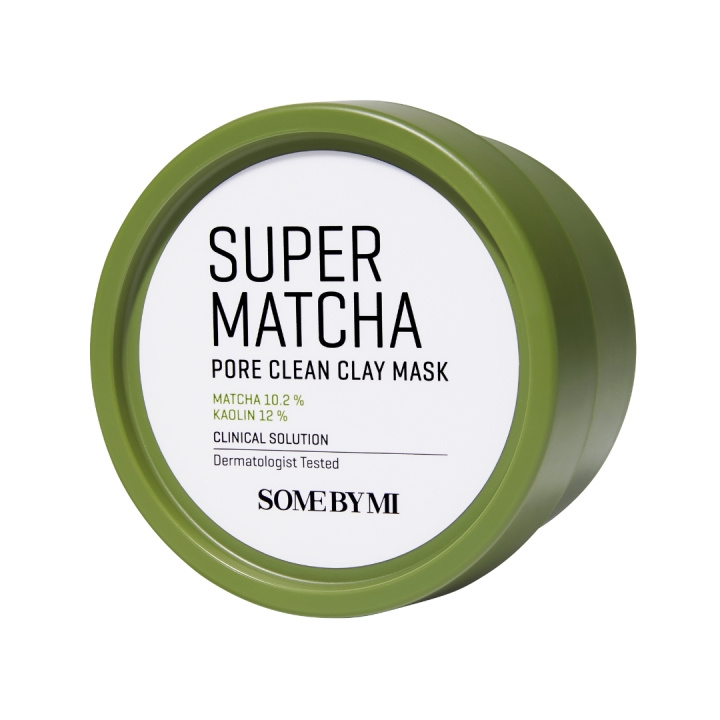 Some By Mi Super Matcha Pore Clean Lermask 100 g i gruppen SKÖNHET & HÄLSA / Hudvård / Ansiktsvård / Ansiktskräm hos TP E-commerce Nordic AB (D01576)