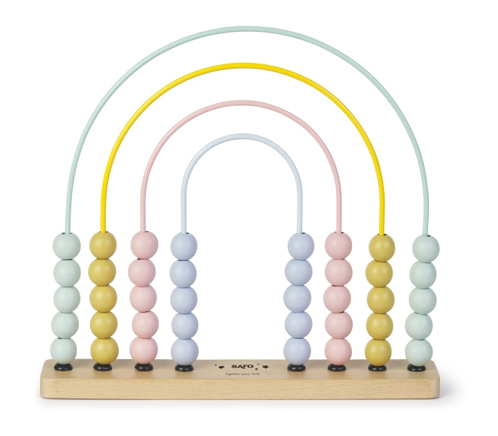 SARO Baby SARO - Rainbow Abacus (SAO3340) i gruppen LEKSAKER, BARN- & BABYPRODUKTER / Babyleksaker / Aktivitetsleksaker hos TP E-commerce Nordic AB (D01611)