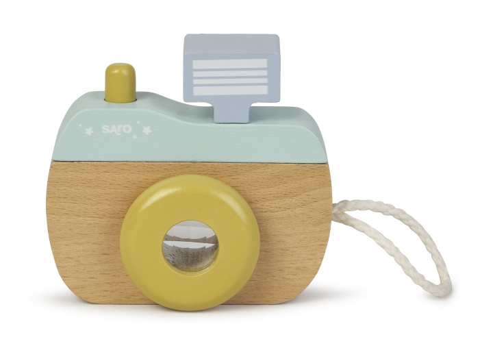 SARO Baby SARO - Wood Camera - Mint (SAO33431) i gruppen LEKSAKER, BARN- & BABYPRODUKTER / Babyleksaker / Aktivitetsleksaker hos TP E-commerce Nordic AB (D01612)