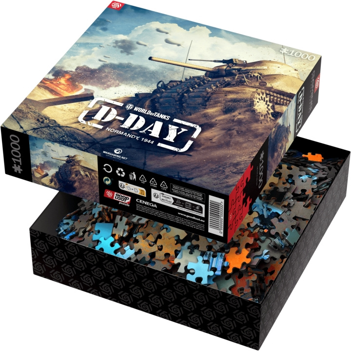 Good Loot - World of Tanks D-Day, 1000 bitar i gruppen SPORT, FRITID & HOBBY / Hobby / Pussel hos TP E-commerce Nordic AB (D01636)