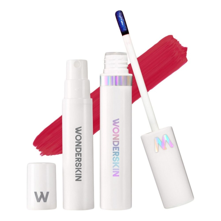 Wonderskin Wonder Blading Lip Stain Kit First Kiss Cranberry i gruppen SKÖNHET & HÄLSA / Makeup / Läppar / Läppenna hos TP E-commerce Nordic AB (D01677)