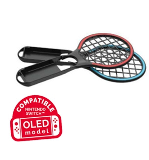 NACON Big Ben Racket For Joy-Con (Red - Blue) /Nintendo Switch i gruppen HEMELEKTRONIK / Spelkonsoler & Tillbehör / Nintendo Switch / Tillbehör hos TP E-commerce Nordic AB (D01708)