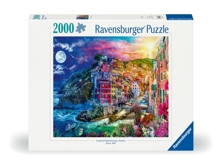 Ravensburger Pussel Färgglada Cinque Terre 2000p (12000803) i gruppen SPORT, FRITID & HOBBY / Hobby / Pussel hos TP E-commerce Nordic AB (D01710)