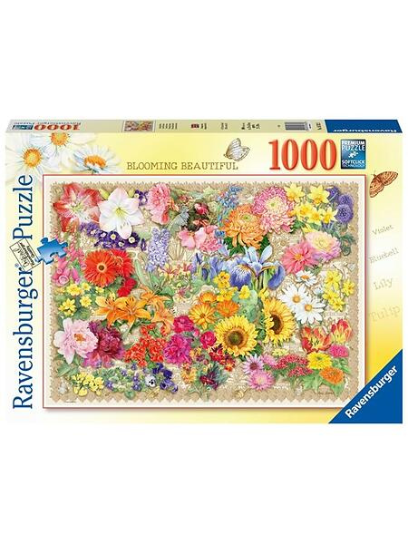 Ravensburger Pussel - Blomstrande vackert 1000p (12000121) i gruppen SPORT, FRITID & HOBBY / Hobby / Pussel hos TP E-commerce Nordic AB (D01732)