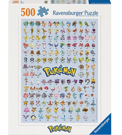 Ravensburger Pussel - Pokémon - Den första 151! 500p (12000511) i gruppen SPORT, FRITID & HOBBY / Hobby / Pussel hos TP E-commerce Nordic AB (D01738)