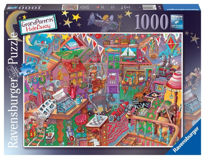 Ravensburger Pussel - Morföräldrars gömställe 1000p (12000283) i gruppen SPORT, FRITID & HOBBY / Hobby / Pussel hos TP E-commerce Nordic AB (D01746)