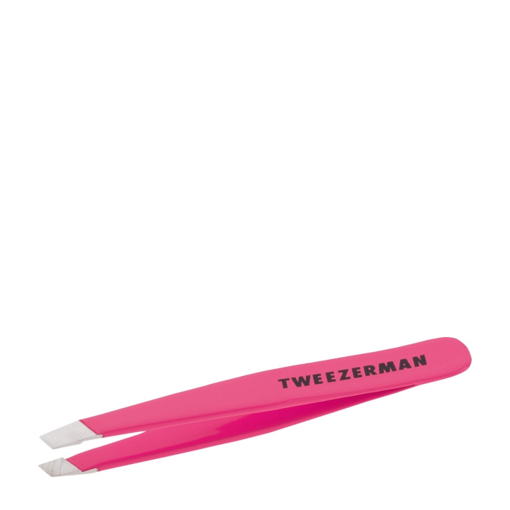 Tweezerman Mini Slant Pincett Neonrosa i gruppen SKÖNHET & HÄLSA / Makeup / Verktyg & Sminkset hos TP E-commerce Nordic AB (D01768)