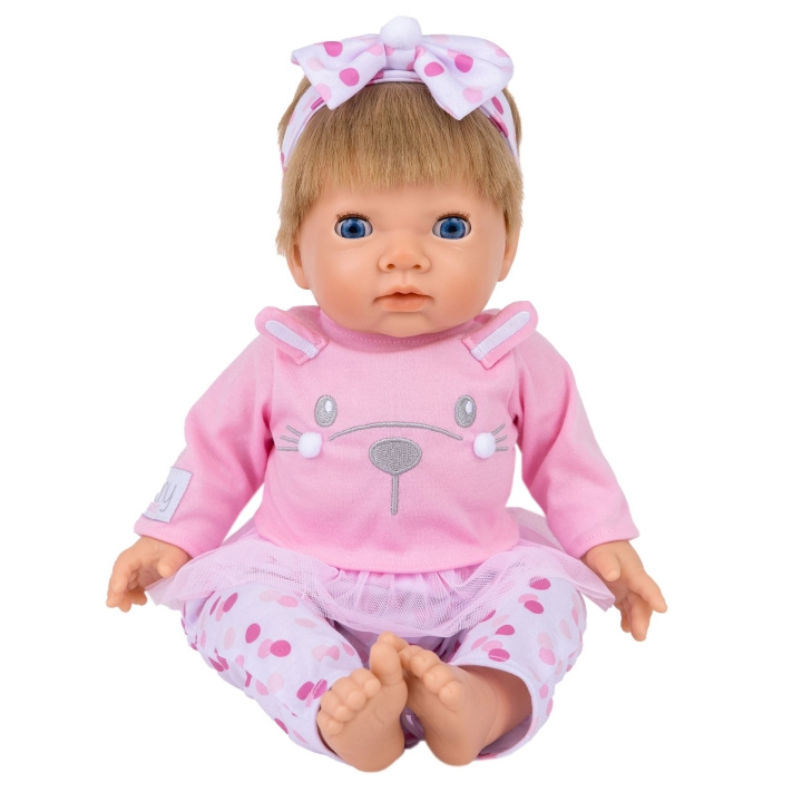 Tiny Treasure S - Pink Bunny Baby Blond Hair (30542) i gruppen LEKSAKER, BARN- & BABYPRODUKTER / Leksaker / Dockor & Tillbehör hos TP E-commerce Nordic AB (D01793)