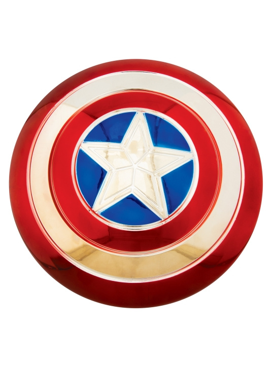 Rubies Captain America elektropläterad metallisk 12 sköld (34947) i gruppen LEKSAKER, BARN- & BABYPRODUKTER / Leksaker / Maskeradkläder hos TP E-commerce Nordic AB (D01825)