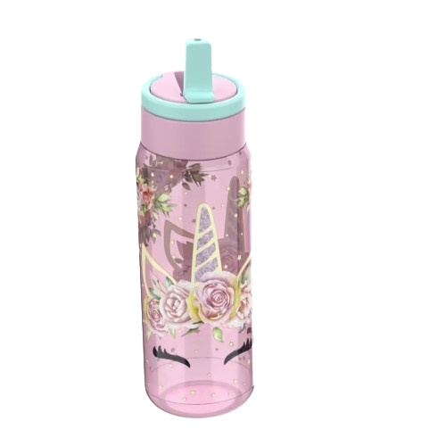 Valiant Unicorn Flowers - Water Bottle (090208716-21000356) i gruppen SPORT, FRITID & HOBBY / Friluftsliv / Termosar & Vattenflaskor hos TP E-commerce Nordic AB (D01843)