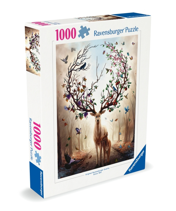 Ravensburger Pussel Fantasy Hjort 1000p (12000459) i gruppen SPORT, FRITID & HOBBY / Hobby / Pussel hos TP E-commerce Nordic AB (D01850)