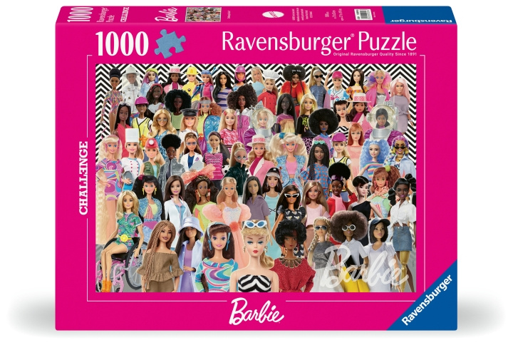 Ravensburger Pussel Barbie Challenge 1000p (12000593) i gruppen SPORT, FRITID & HOBBY / Hobby / Pussel hos TP E-commerce Nordic AB (D01854)