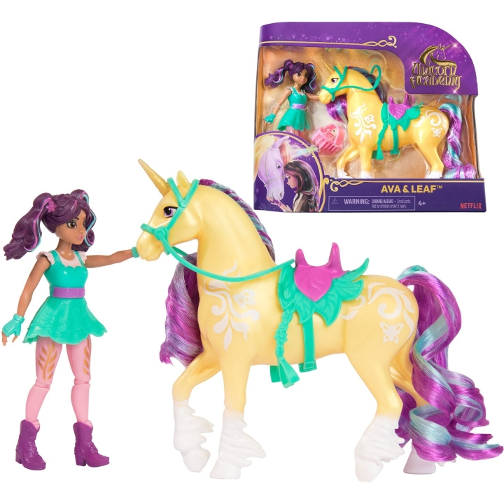 Unicorn Academy Doll & Unicorn - Ava & Leaf (6069631) i gruppen LEKSAKER, BARN- & BABYPRODUKTER / Leksaker / Dockor & Tillbehör hos TP E-commerce Nordic AB (D01867)