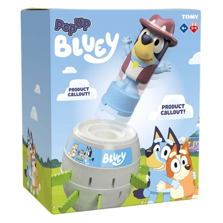 Tomy Pop Up Bluey (85-73659) i gruppen LEKSAKER, BARN- & BABYPRODUKTER / Leksaker / Övriga leksaker hos TP E-commerce Nordic AB (D01870)