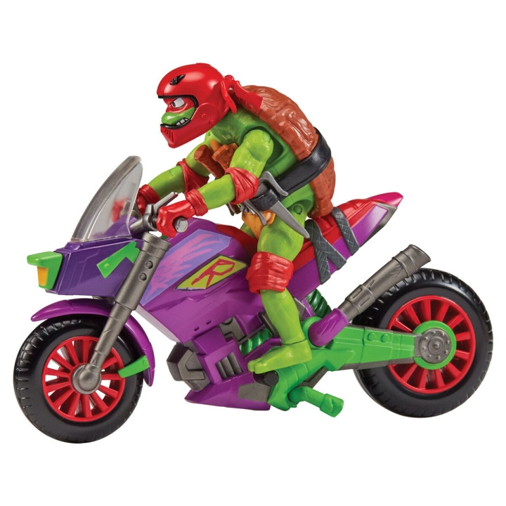 Teenage Mutant Ninja Turtles Turtles - Mutant Mayhem Dragon Motorcycle W Raphael (46-84306) i gruppen LEKSAKER, BARN- & BABYPRODUKTER / Leksaker / Figurer, Miniatyrer & tillbehör hos TP E-commerce Nordic AB (D01885)