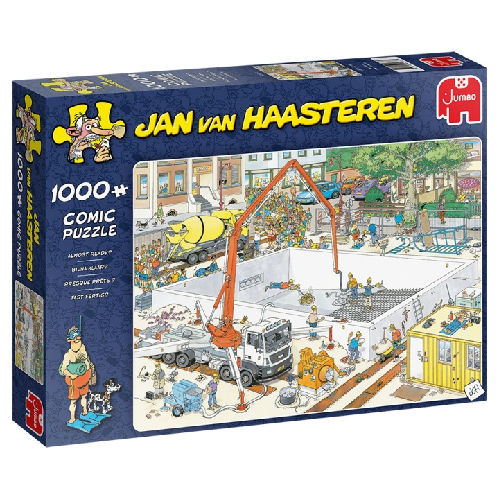 Jan van Haasteren - Nästan klar (1000 bitar) (JUM0037) i gruppen SPORT, FRITID & HOBBY / Hobby / Pussel hos TP E-commerce Nordic AB (D01918)