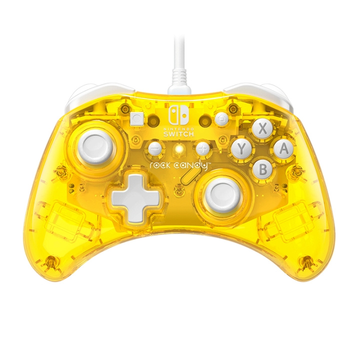 PDP Gaming Rock Candy trådbunden Mini Switch Controller (Ananas-Pop) i gruppen HEMELEKTRONIK / Spelkonsoler & Tillbehör / Nintendo Switch / Tillbehör hos TP E-commerce Nordic AB (D01921)