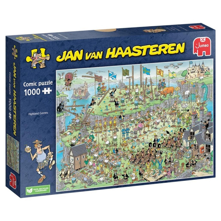 Jan van Haasteren Highland Games (1000 bitar) (JUM0069) i gruppen SPORT, FRITID & HOBBY / Hobby / Pussel hos TP E-commerce Nordic AB (D01924)