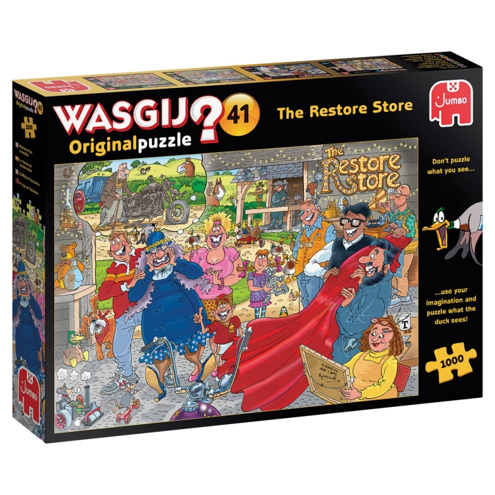 Wasgij Original #41, The Restore Store, 1000 bitar (JUM5020) i gruppen SPORT, FRITID & HOBBY / Hobby / Pussel hos TP E-commerce Nordic AB (D01925)