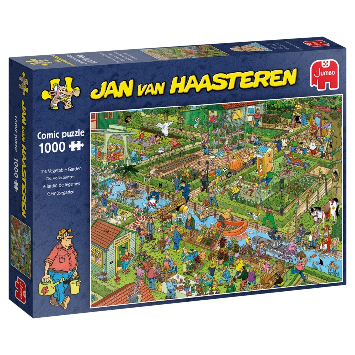 Jan van Haasteren Grönsaksträdgården (1000 bitar) i gruppen SPORT, FRITID & HOBBY / Hobby / Pussel hos TP E-commerce Nordic AB (D01936)