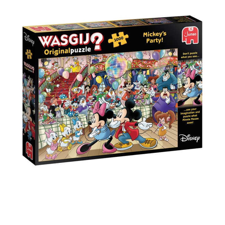 Wasgij Original Disney, Musse Piggs Fest! 1000 bitar i gruppen SPORT, FRITID & HOBBY / Hobby / Pussel hos TP E-commerce Nordic AB (D01939)