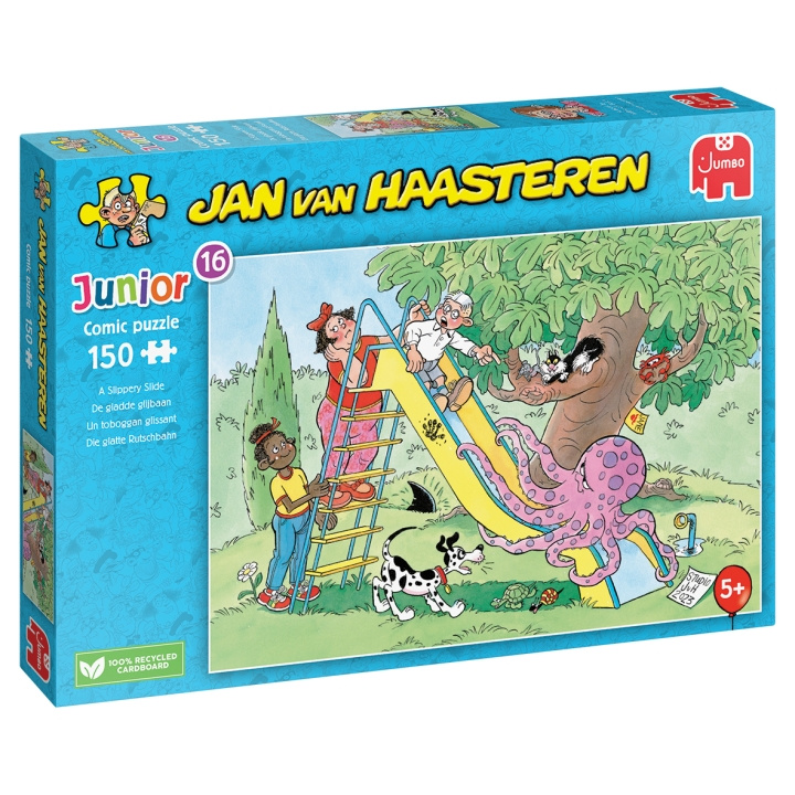 Jan van Haasteren Junior - En hal rutschkana (150 bitar) i gruppen LEKSAKER, BARN- & BABYPRODUKTER / Leksaker / Barnpussel hos TP E-commerce Nordic AB (D01942)