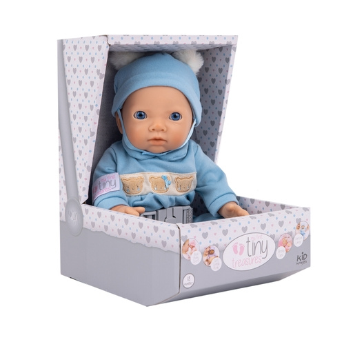 Tiny Treasure s - My First Tiny Treasures Doll and Dollhouse - Blue ( 30472 ) i gruppen LEKSAKER, BARN- & BABYPRODUKTER / Leksaker / Dockor & Tillbehör hos TP E-commerce Nordic AB (D01946)