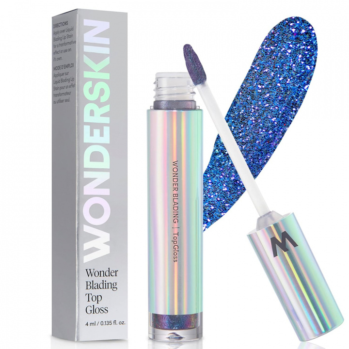 Wonderskin Wonder Blading Top Gloss Blå Glitter i gruppen SKÖNHET & HÄLSA / Makeup / Läppar / Läppglans & Plumper hos TP E-commerce Nordic AB (D01978)