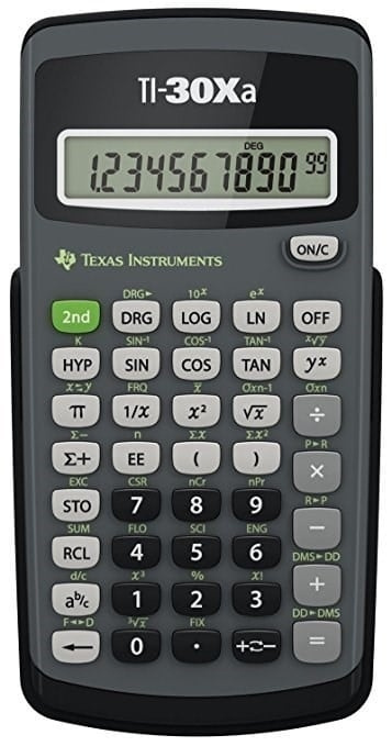 Texas Instruments TI-30Xa Vetenskaplig kalkylator i gruppen HEM, HUSHÅLL & TRÄDGÅRD / Kontorsmaterial / Övriga kontorsmaterial hos TP E-commerce Nordic AB (D01979)