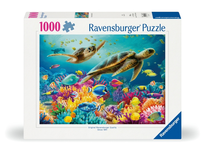 Ravensburger Pussel Blå Undervattensvärld 1000p (12000577) i gruppen SPORT, FRITID & HOBBY / Hobby / Pussel hos TP E-commerce Nordic AB (D01989)