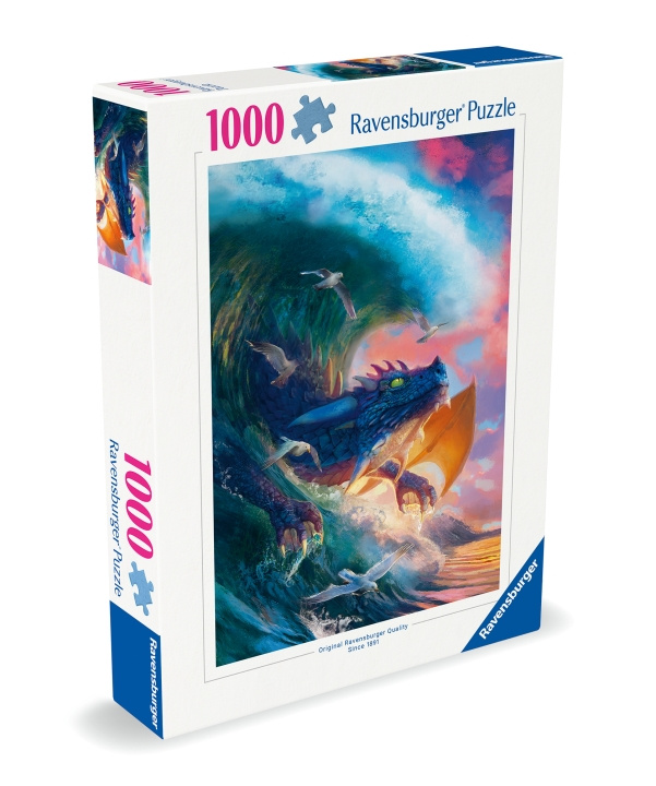 Ravensburger Pussel Dragon Race 1000p (12000622) i gruppen SPORT, FRITID & HOBBY / Hobby / Pussel hos TP E-commerce Nordic AB (D01990)