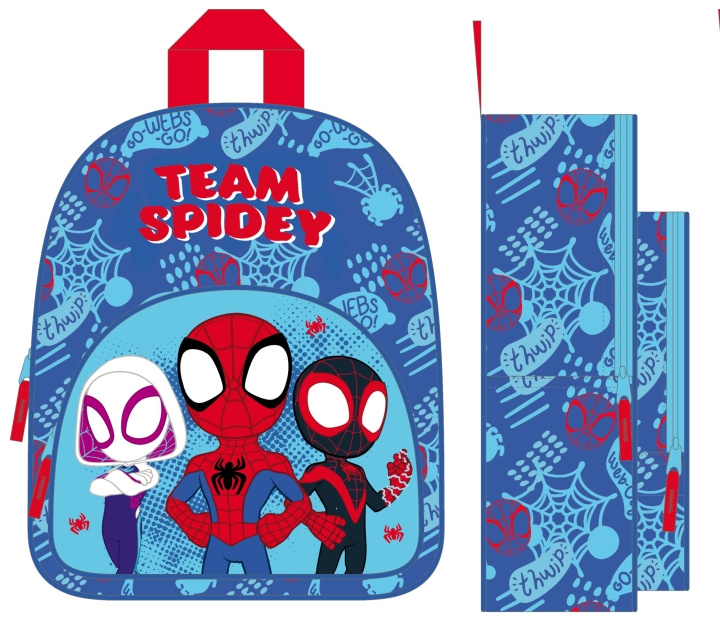 Undercover Spidey - backpack with front pocket (6600000091) i gruppen LEKSAKER, BARN- & BABYPRODUKTER / Resa / Barnväskor hos TP E-commerce Nordic AB (D01992)