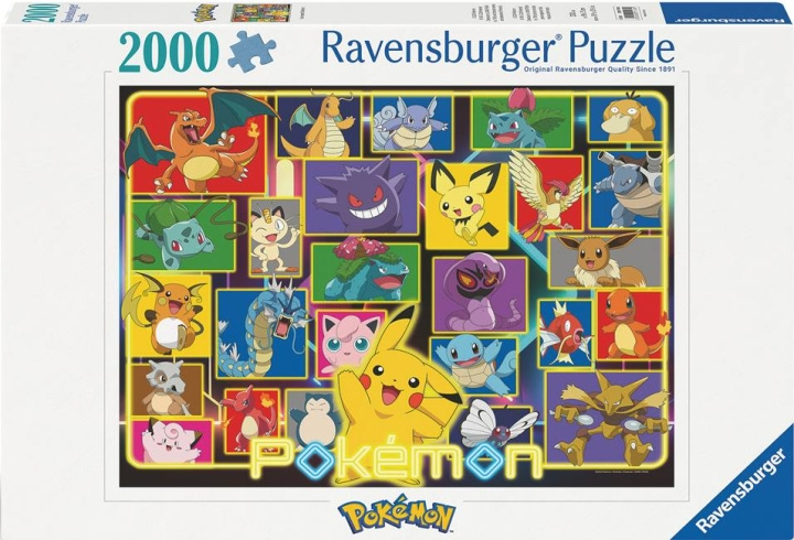 Ravensburger Pussel Pokémon 2000p (12001130) i gruppen SPORT, FRITID & HOBBY / Hobby / Pussel hos TP E-commerce Nordic AB (D01994)