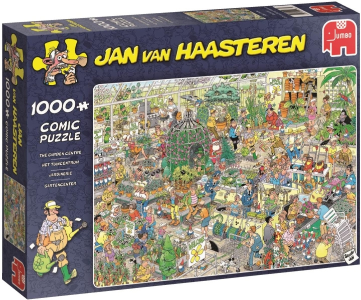 Jan van Haasteren Trädgårdscenter (1000 bitar) (JUM9066) i gruppen SPORT, FRITID & HOBBY / Hobby / Pussel hos TP E-commerce Nordic AB (D02038)