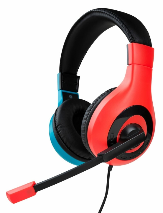 NACON Stereo Gaming Headset -Röd/Blå i gruppen HEMELEKTRONIK / Ljud & Bild / Hörlurar & Tillbehör / Hörlurar hos TP E-commerce Nordic AB (D02068)