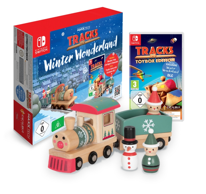 Maxx Tech Tracks Winter Wonderland Kit För Switch i gruppen HEMELEKTRONIK / Spelkonsoler & Tillbehör / Nintendo Switch / Tillbehör hos TP E-commerce Nordic AB (D02104)