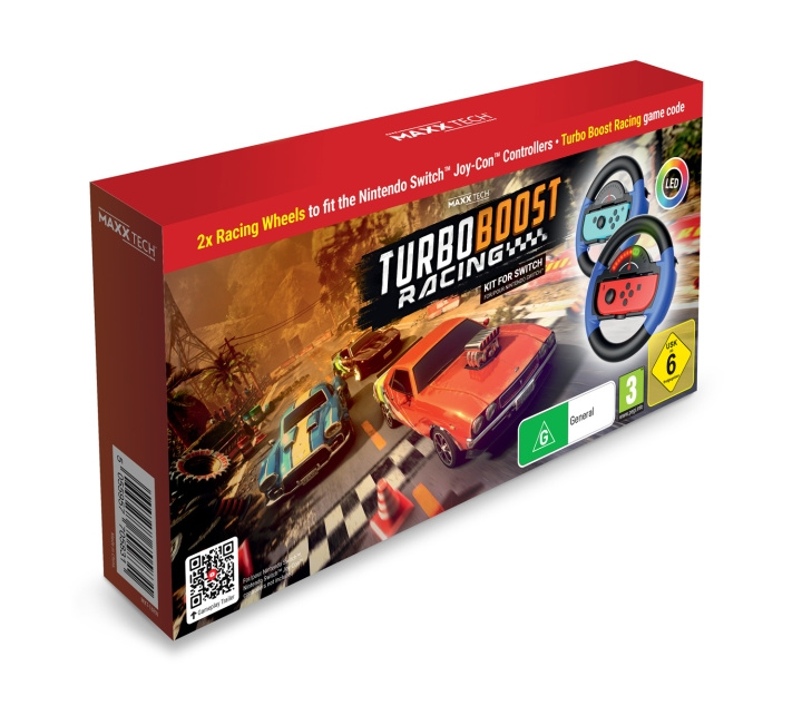 Maxx Tech Turbo Boost Racing Kit i gruppen HEMELEKTRONIK / Spelkonsoler & Tillbehör / Nintendo Switch / Tillbehör hos TP E-commerce Nordic AB (D02105)