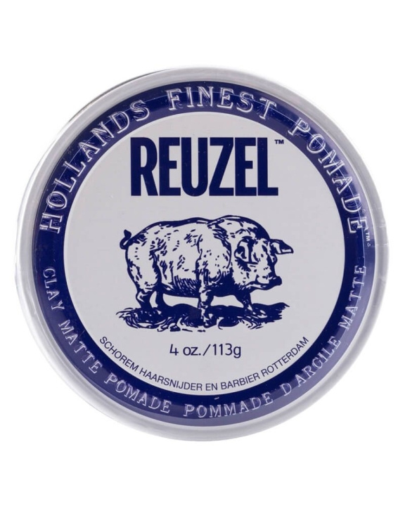 Reuzel Clay Matte Pomade 113 ml i gruppen SKÖNHET & HÄLSA / Hår & Styling / Hårstylingprodukter / Hårvax hos TP E-commerce Nordic AB (D02135)