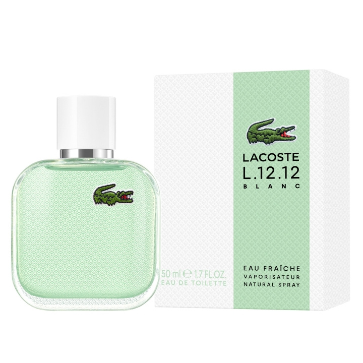 Lacoste L.12.12 Blanc Eau Fraiche EDT 50 ml i gruppen SKÖNHET & HÄLSA / Doft & Parfym / Parfym / Parfym för honom hos TP E-commerce Nordic AB (D02139)