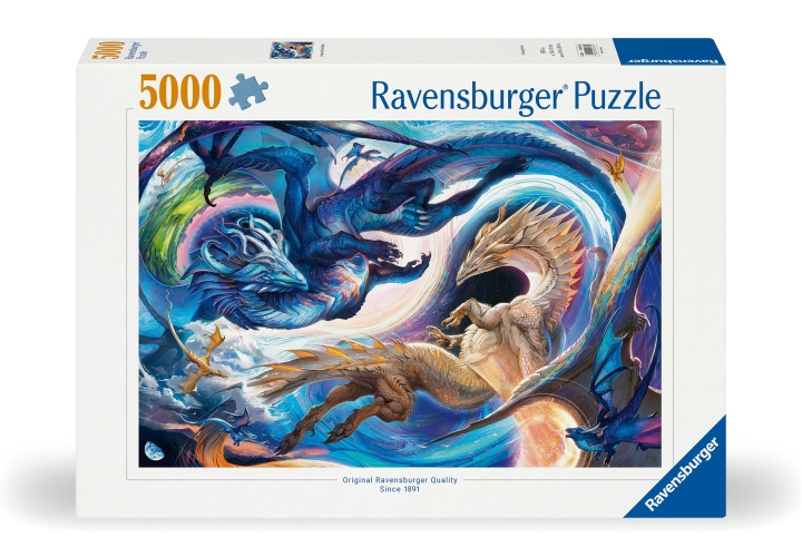 Ravensburger Pussel Drakens dag och natt 5000p (12000813) i gruppen SPORT, FRITID & HOBBY / Hobby / Pussel hos TP E-commerce Nordic AB (D02149)