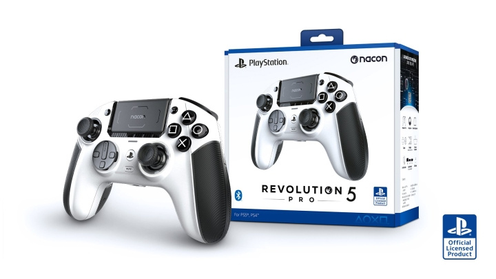 NACON PS5 Revolution 5 Pro Controller Vit i gruppen HEMELEKTRONIK / Spelkonsoler & Tillbehör / Sony PlayStation 5 hos TP E-commerce Nordic AB (D02174)