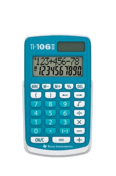 Texas Instruments TI-106 II Grundläggande kalkylator i gruppen HEM, HUSHÅLL & TRÄDGÅRD / Kontorsmaterial / Övriga kontorsmaterial hos TP E-commerce Nordic AB (D02176)