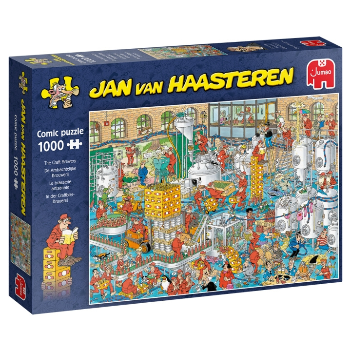 Jan van Haasteren Det hantverksmässiga bryggeriet (1000 bitar) i gruppen SPORT, FRITID & HOBBY / Hobby / Pussel hos TP E-commerce Nordic AB (D02182)