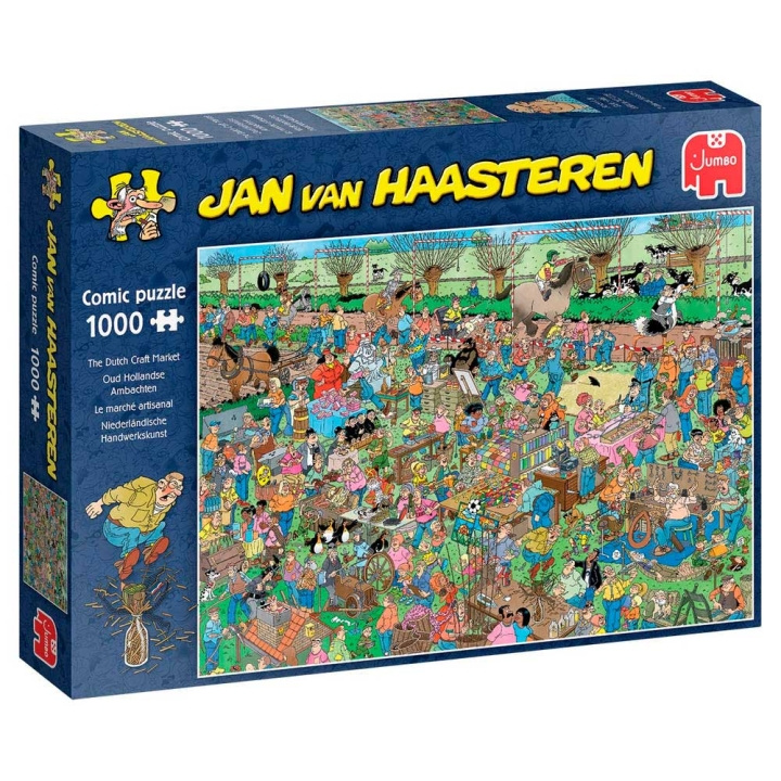 Jan van Haasteren Den holländska hantverksmarknaden (1000 bitar) (JUM0046) i gruppen SPORT, FRITID & HOBBY / Hobby / Pussel hos TP E-commerce Nordic AB (D02223)